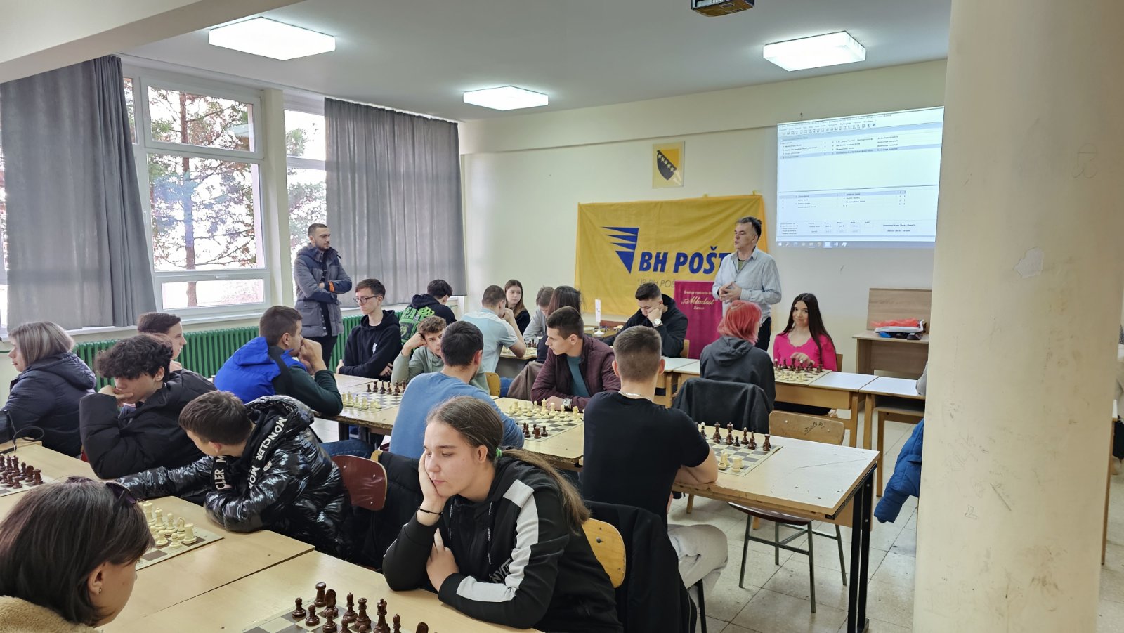 Učenici Prve gimnazije pobjednici 3. ekipnog prvenstva srednjih škola Grada Zenica za školsku 2023/24 godinu u šahu