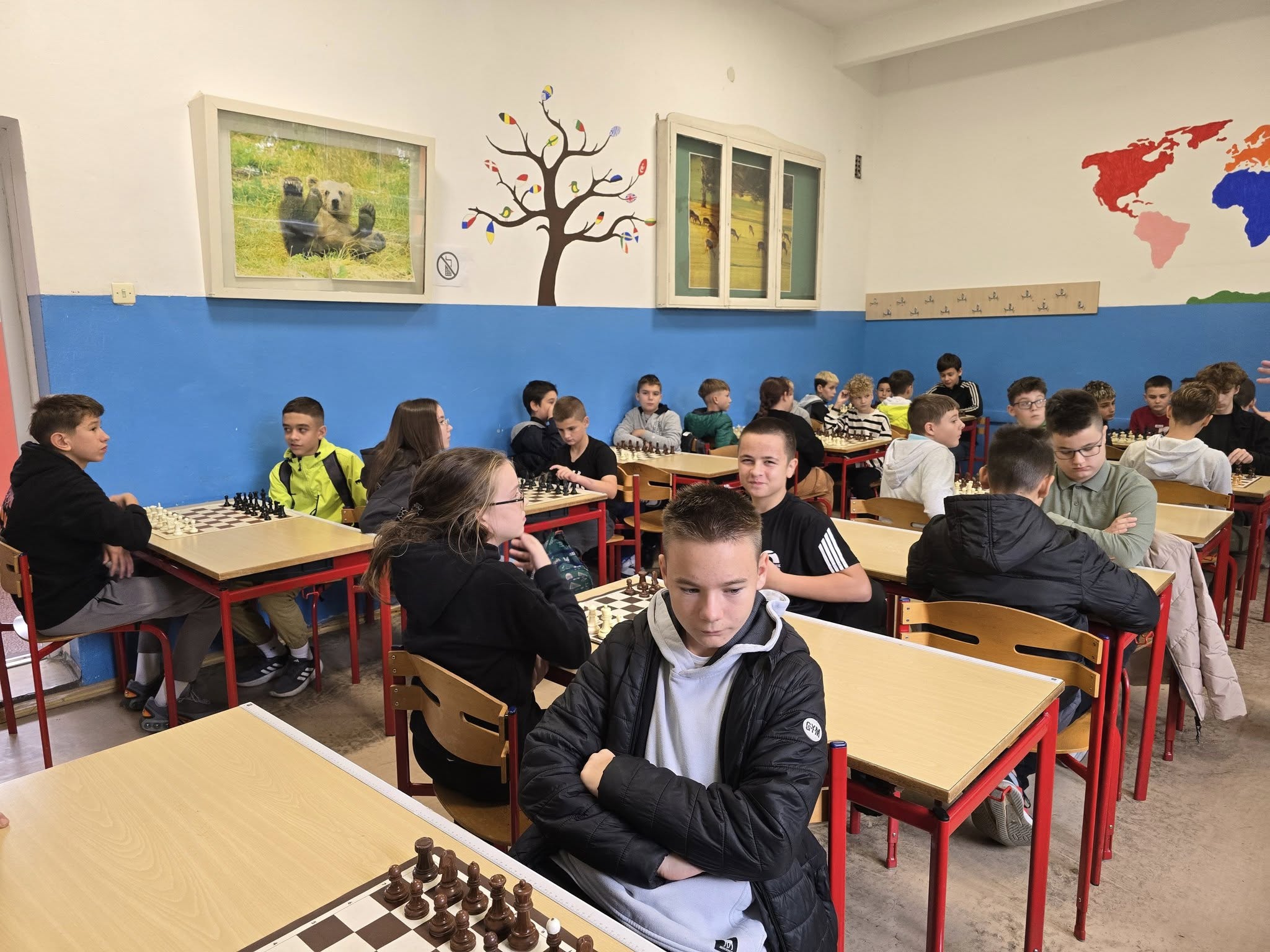 Završeno Pojedinačno prvenstvo JU OŠ “Musa Ćazim Ćatić” u projektu “Škola šaha – šah u škole” za školsku 2025/26 godinu