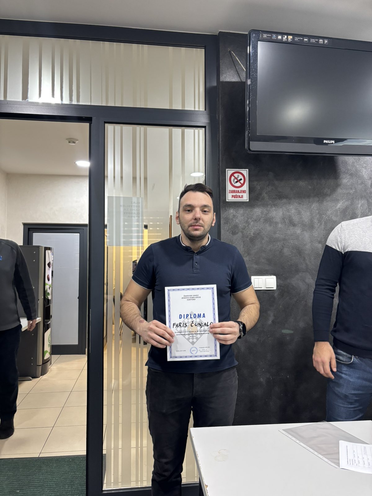 Zeničanin Faris Čunjalo pobjednik 30. seniorskog prvenstva Zeničko-dobojskog kantona u šahu