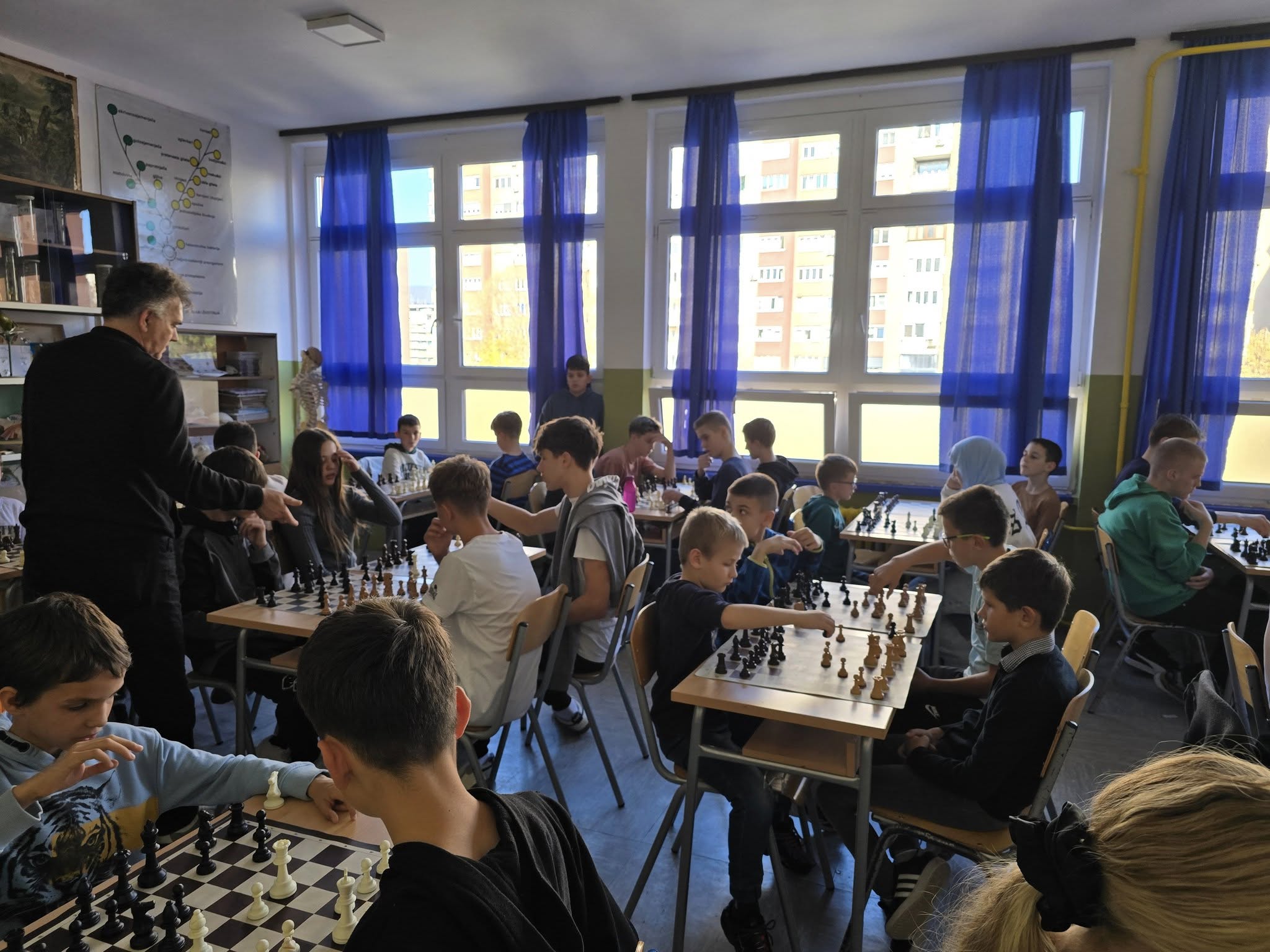 Šahovski klub “Čelik” Zenica održao Pojedinačno prvenstvo OŠ “Meša Selimović” u šahu