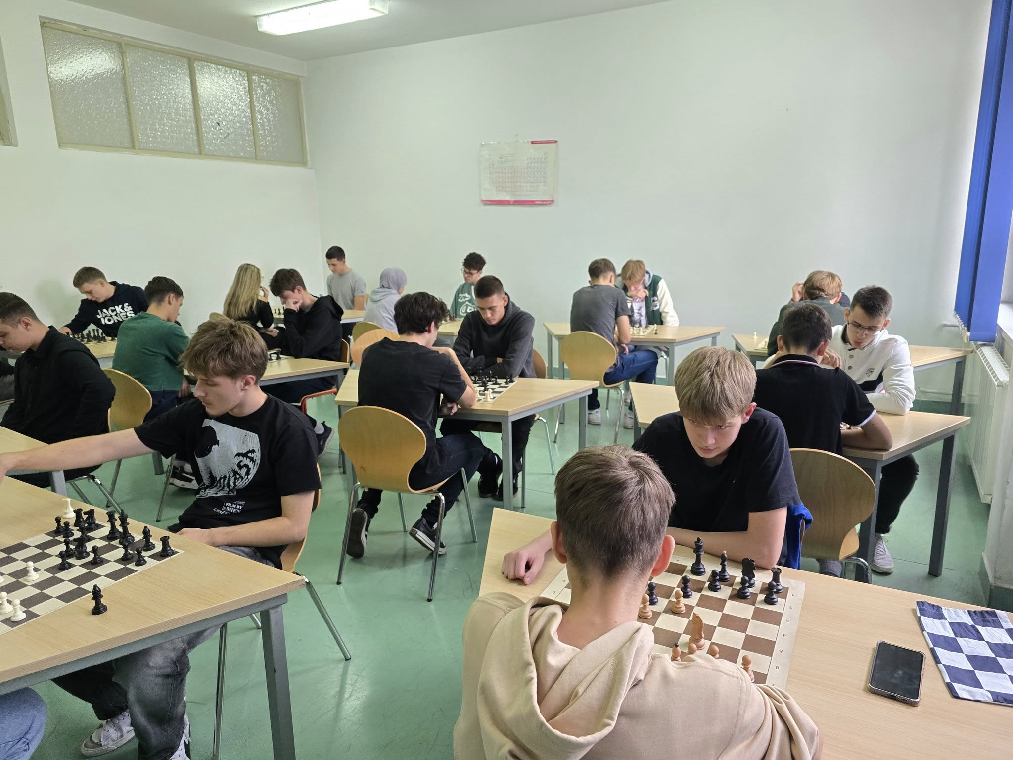 Održano Pojedinačno prvenstvo JU Prva gimnazija u Zenici u šahu – Nermin Hatibović pobjednik